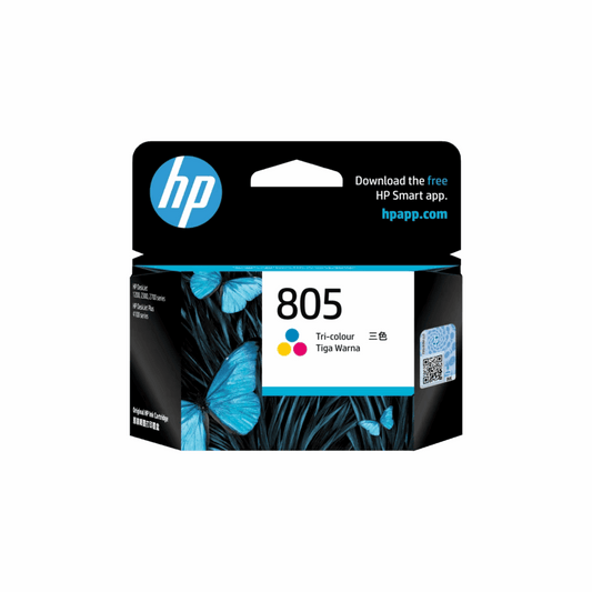 HP 805 Tri-Colour Ink Cartridge 3YM72AA – For HP DeskJet Printers - Front View