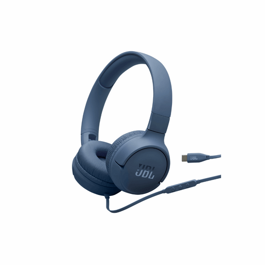 JBL Tune520CBLU USB-C Wired On-Ear Headphone