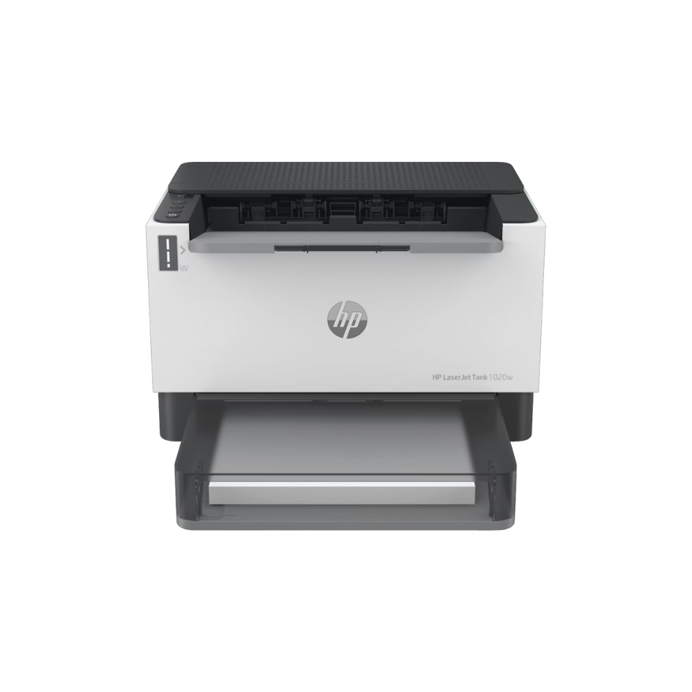 HP LaserJet Tank 1020w (381V6A) – Wireless Monochrome Laser Printer with 158A Toner, Free Installation, Wi-Fi, 2 Year Limited Hardware Warranty - Front View