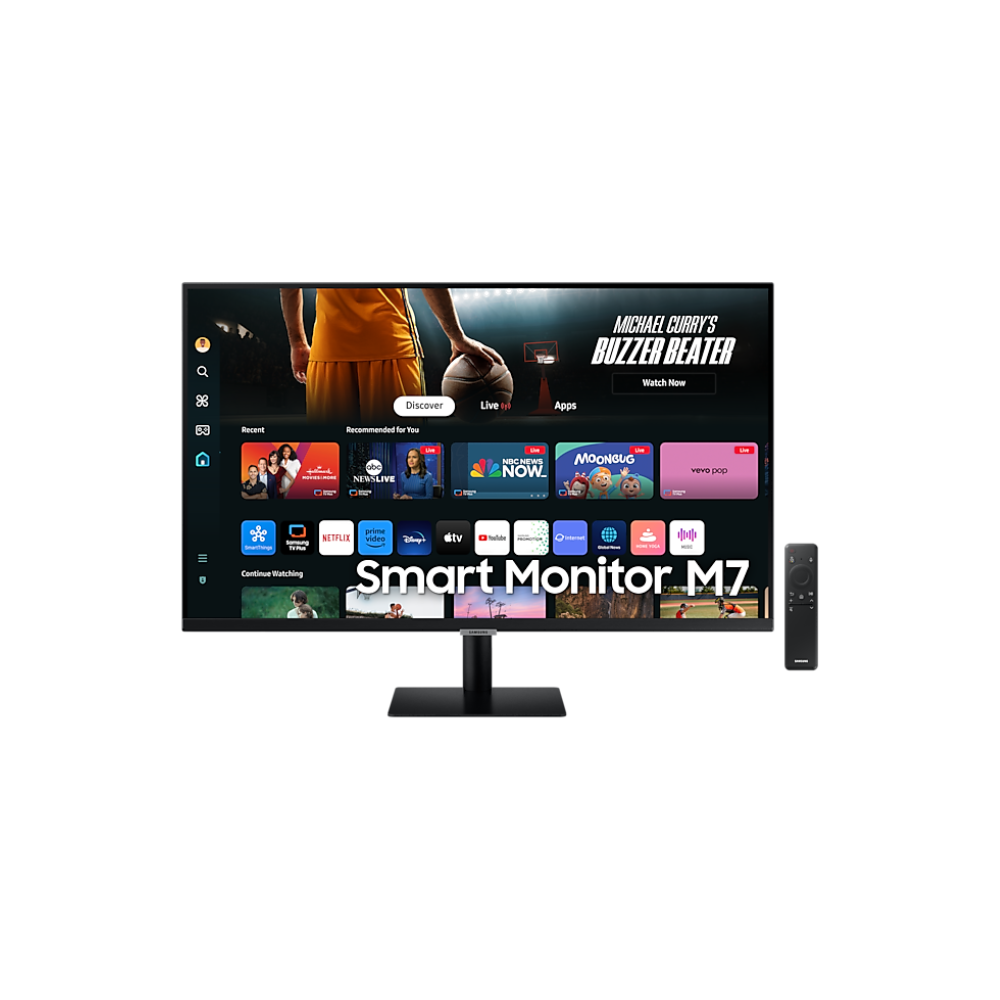 Samsung LS32DM501EWXXL – 32" FHD VA Smart Monitor, White, HDMI/USB, HDR10, WiFi & BT, Dex & AirPlay, Speakers, 3 Year Warranty - front View
