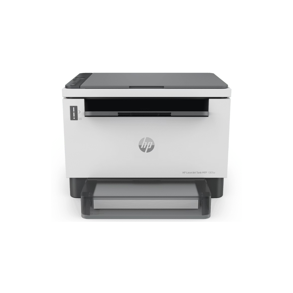 HP LaserJet Tank MFP 1005w (381U4A) – All-in-One Monochrome Laser Printer with Wi-Fi, 158A Toner, Free Installation, 1 Year Warranty - Front View