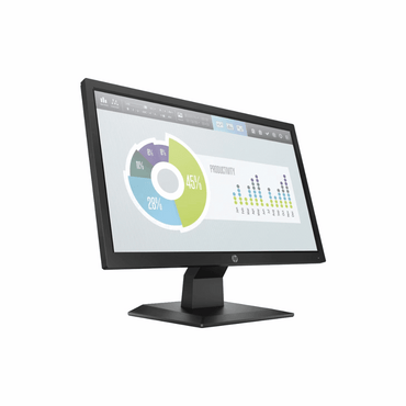 HP P204V 5RD66AA – 19.5" HD Monitor, 1600x900, VGA/HDMI, Tilt Adjustment, 3 Year Warranty - Side View
