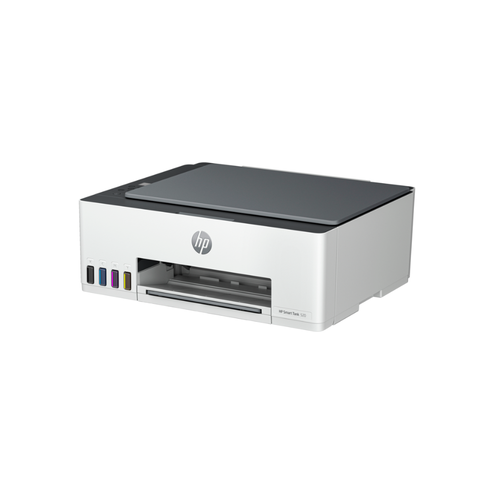 HP Smart Tank 520 (1F3W2A) – All-in-One Ink Tank Printer, Copy/Scan/Print, 1 Year Warranty + 1 Year Additional on Registration - Side View