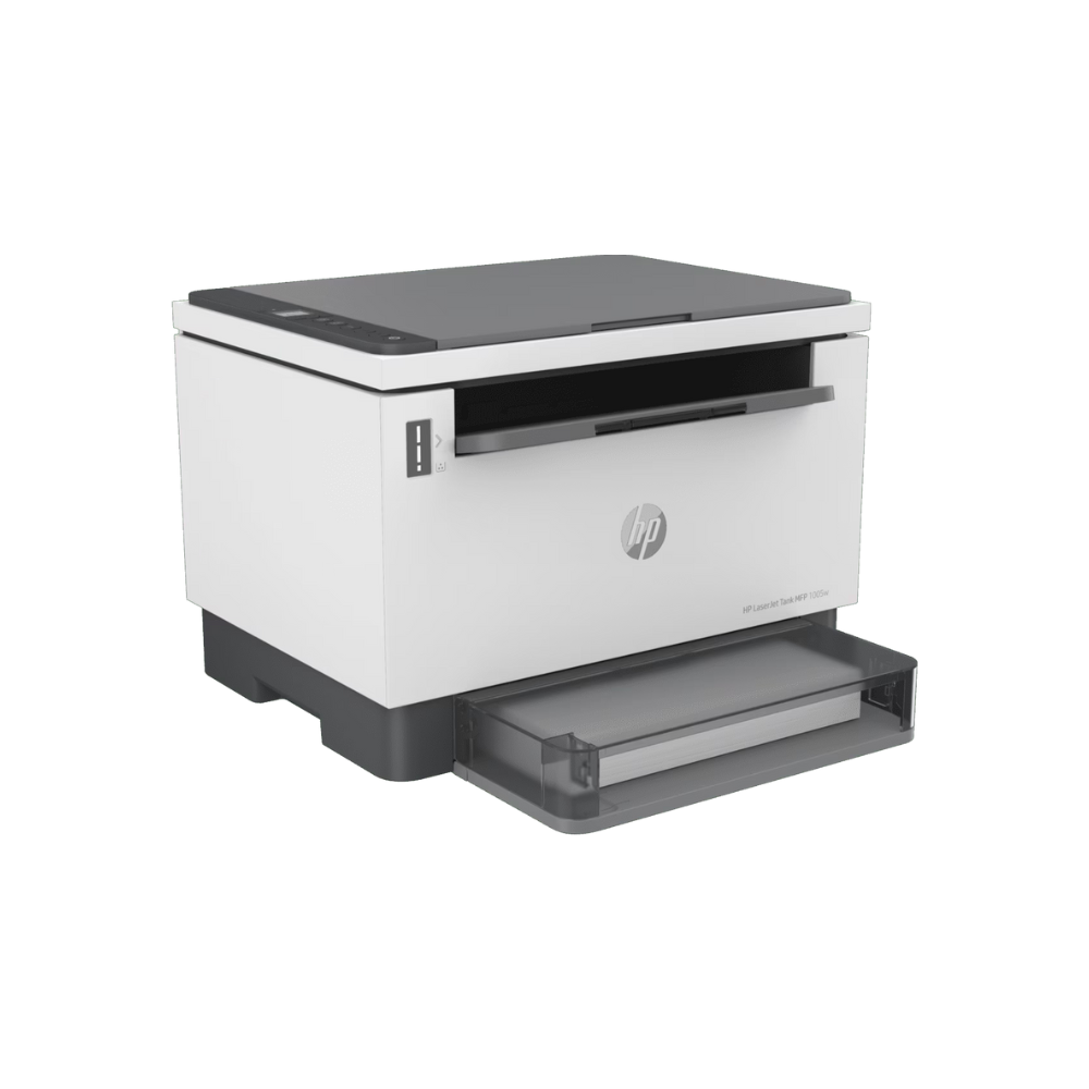 HP LaserJet Tank MFP 1005w (381U4A) – All-in-One Monochrome Laser Printer with Wi-Fi, 158A Toner, Free Installation, 1 Year Warranty - Side View