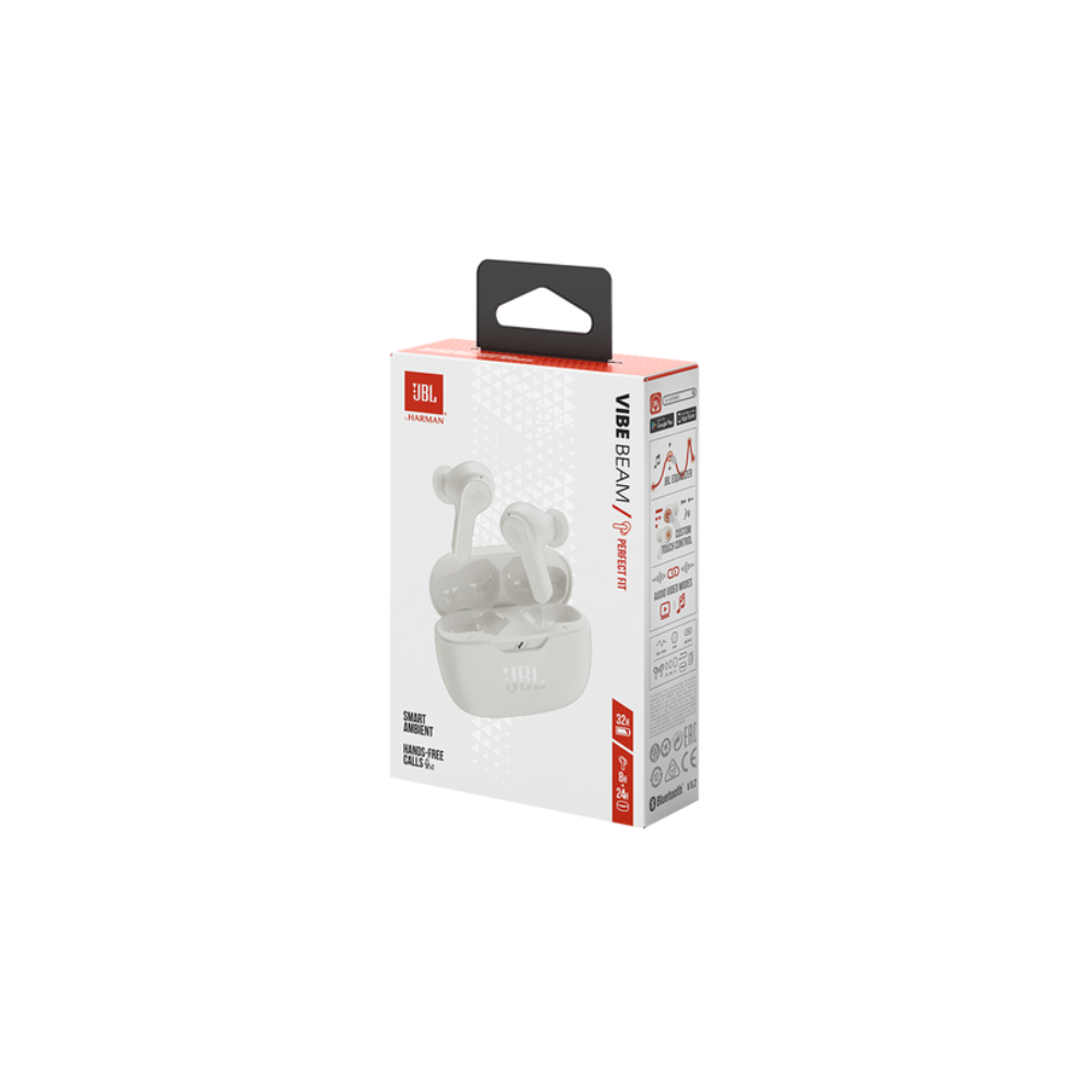 JBL WAVE BEAM WHT True WL In-Ear Earbuds