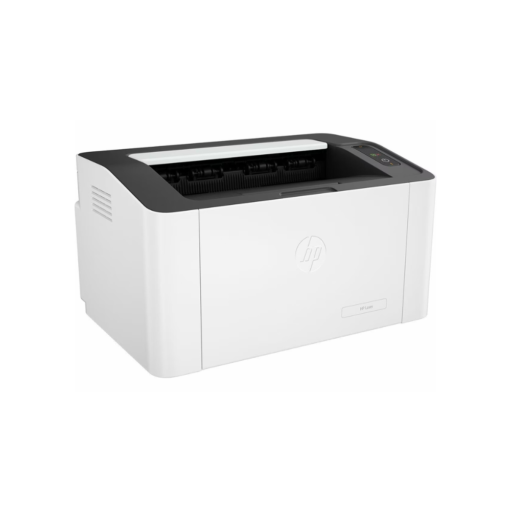 HP Laser 1008a (714Z8A) – Entry Level Monochrome Laser Printer, 20 PPM, W1660A Toner, USB, 1 Year Warranty - Side View