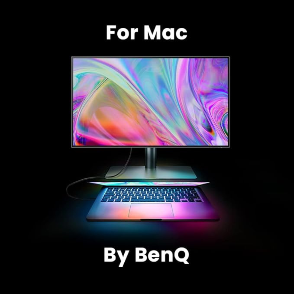 BenQ PD2705Q – 27" 2K QHD IPS, 100% sRGB & Rec.709, HDR10, HDMI/DP/USB-C, KVM Switch, 3 Year Onsite Warranty - Front View