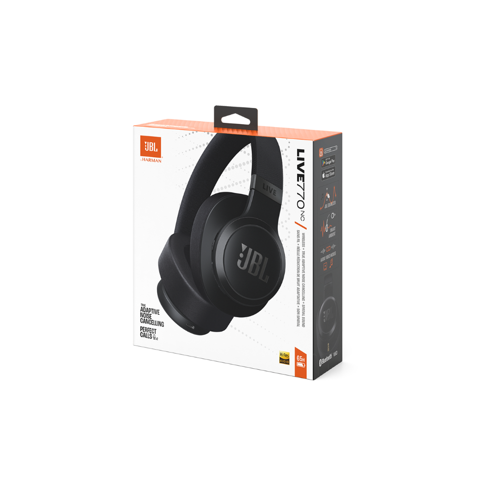 JBL LIVE770NC Blk WL Over Ear Headphones