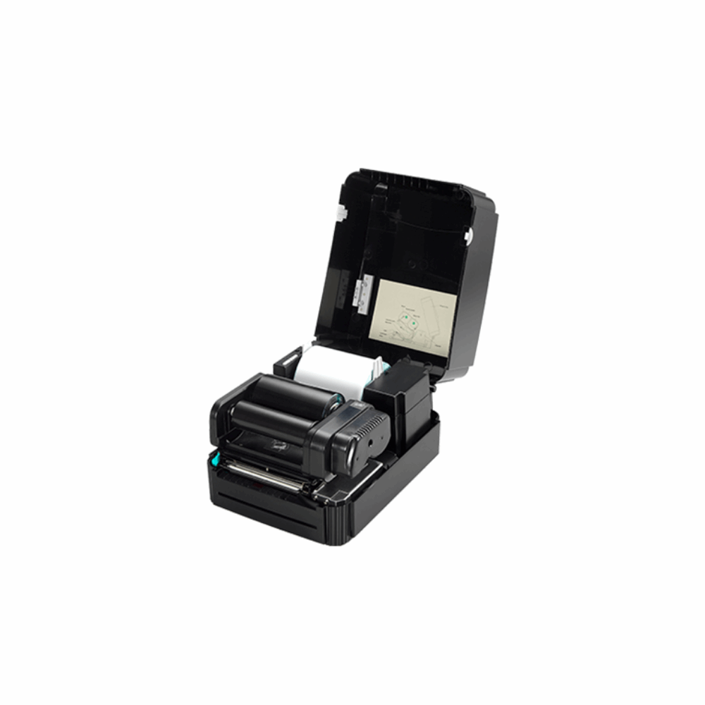 TSC TE244 Pro – Thermal Transfer Label Printer, 4", 203 dpi, 200MHz 32-bit RISC, 8MB SDRAM, 4MB Flash, 300m Ribbon, USB 2.0, RS232 - Open View