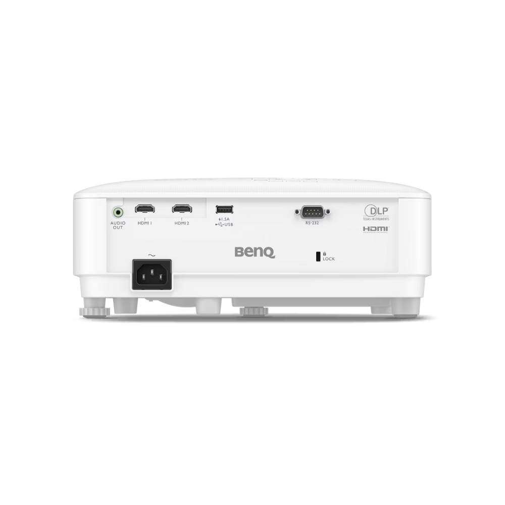 BenQ LW500ST Projector – 2000 ANSI, WXGA, 30,000 Hrs Light Source, Instant On/Off, SmartEco™, 3 Years Warranty - Back View