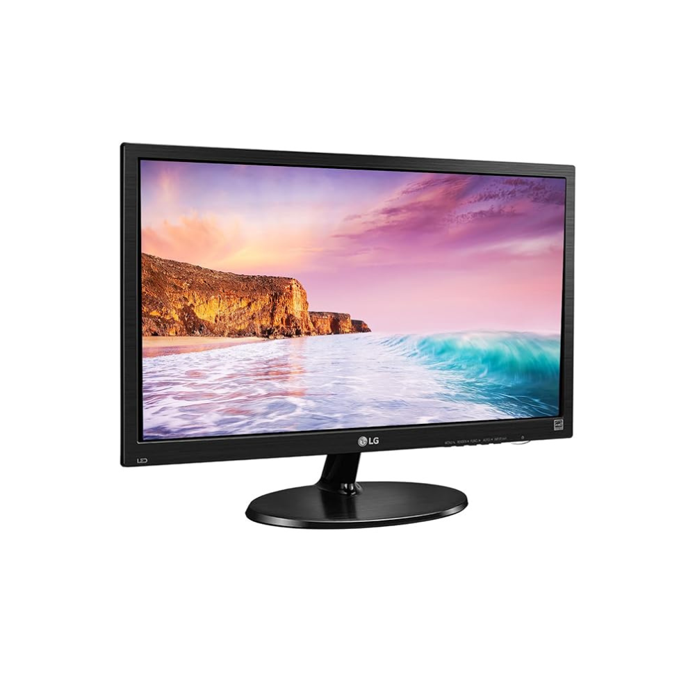 LG 20M39H – 19.5" HD Monitor, 1366x768, VGA/HDMI, HDMI Cable, Wall Mount, 3 Year Warranty - Side View