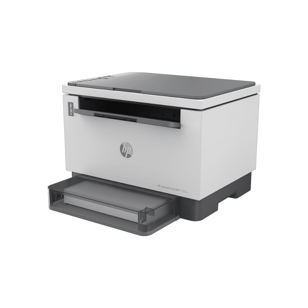 HP LaserJet Tank MFP 1005w (381U4A) – All-in-One Monochrome Laser Printer with Wi-Fi, 158A Toner, Free Installation, 1 Year Warranty - Side View
