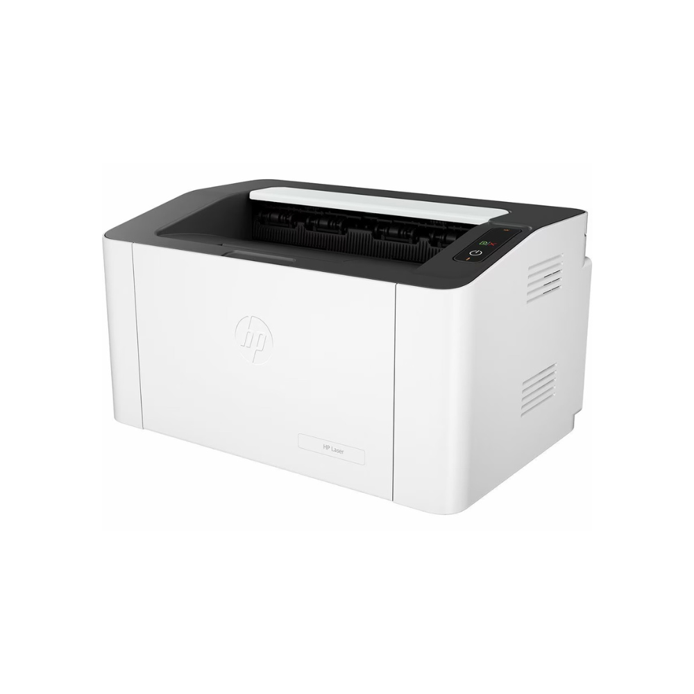 HP Laser 1008a (714Z8A) – Entry Level Monochrome Laser Printer, 20 PPM, W1660A Toner, USB, 1 Year Warranty - Side VIew