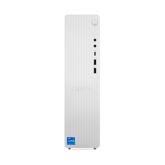 Lenovo IdeaCentre 3 07IRB8 90VT004XIN – i5 13th Gen, SFF 7.4L, 8GB DDR4, 512GB SSD, Win 11 Home + MS Office 2021, WiFi 6, 3 Year Onsite, With D19 Monitor - Front View