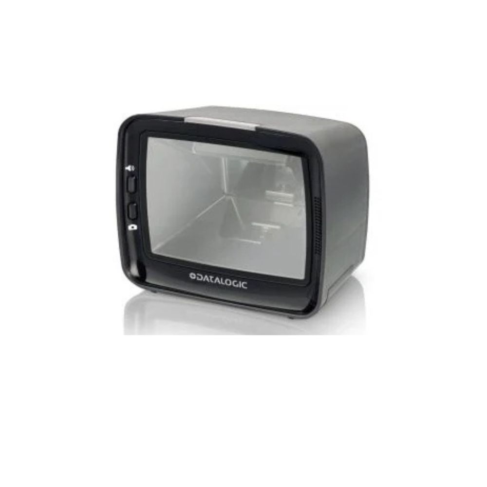 Datalogic Magellan M3410 – 2D Table Top Omni-Directional Barcode Scanner, Vertical High-Performance Imaging, USB Interface, 1 Year Warranty - Front View