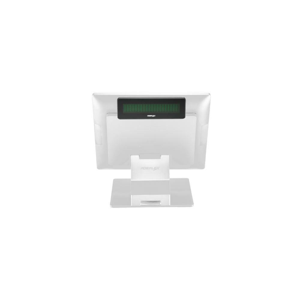 Posiflex PD-2610UE-B – 2 Line x 20 Character LCD Pole Display, USB Interface, Black, 1 Year Onsite Warranty - Back View