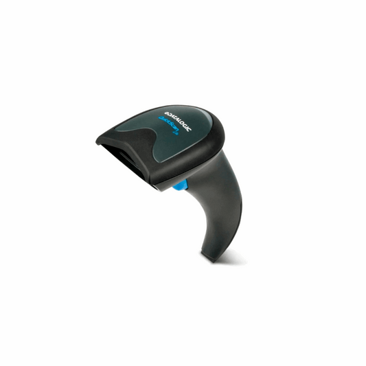 Datalogic QuickScan QW2520 – 2D Wired Barcode Scanner, VGA Imager, USB Interface, Black Kit (Scanner & USB Cable), 1 Year Warranty - Side View
