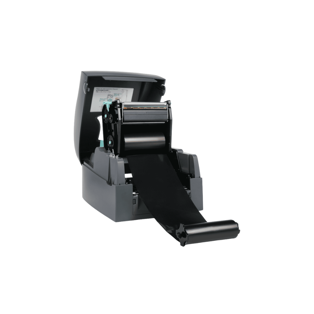 Godex G500 UES – 4" Desktop Thermal Transfer/Direct Thermal Printer, 203 dpi, 5 IPS, USB, Serial & Ethernet, India - Open View
