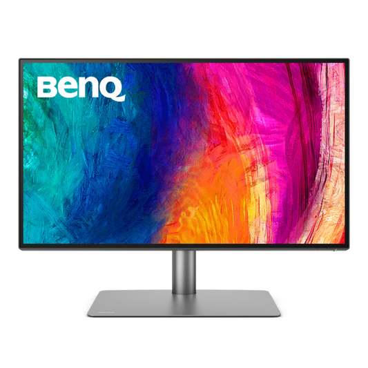 BenQ Creative Pro PD3225U 32” 4K IPS Black Professional Designer Monitor – 98% P3, Thunderbolt 4, 85W USB-C - front view