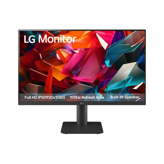 LG 27MS550 27" FHD IPS Monitor | 100Hz, Borderless, Dual HDMI, Height Adjustable Stand, Built-in Speakers, Wall Mount, 3 Years Warranty