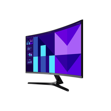 Samsung S32D390GAW 32-Inch FHD Curved Monitor (LS32D390GAWXXL) – VA Panel, 100Hz, HDMI, VGA, 1500R Curvature, 3 Year Warranty - side view