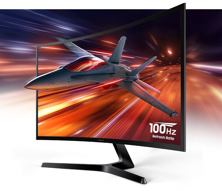 Samsung 27-Inch FHD Curved Monitor (LS27D368GAWXXL) – VA Panel, 100Hz, 1800R Curvature, HDMI, VGA, 3 Year Warranty