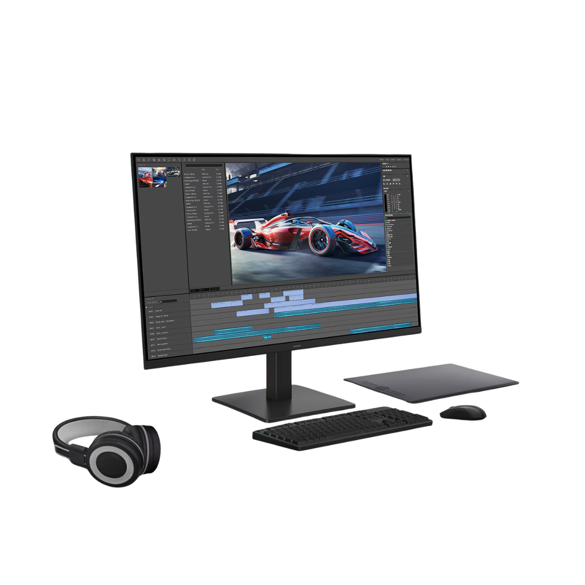 Samsung 22-Inch FHD IPS Monitor (LS22F320GAWXXL) – 120Hz, Dual HDMI, 3-Sided Borderless, 3 Year Warranty