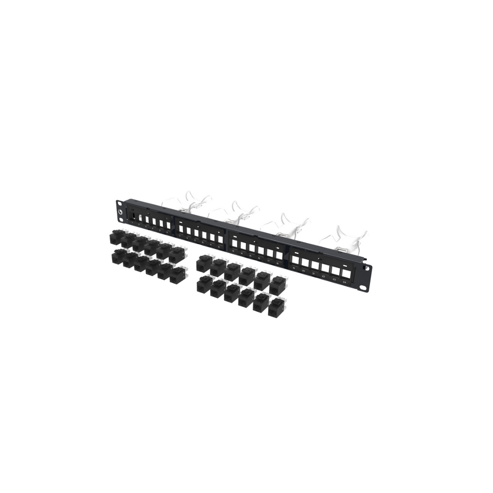 Commscope Cat6 24 port Loaded jack panel (760242562)