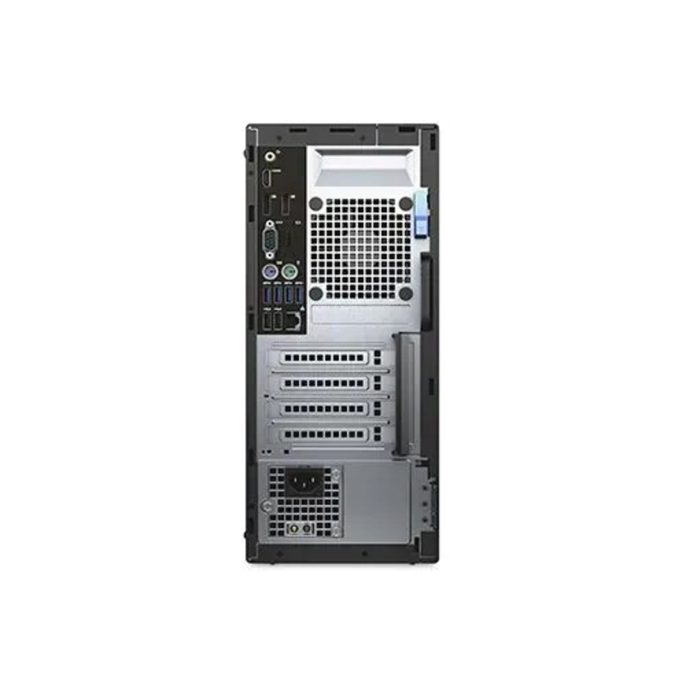 Refurbished Dell OptiPlex 3060 SFF – i5 8th Gen, 8GB RAM, 512GB SSD, DOS, 3 Year Warranty, Without Monitor - Back View
