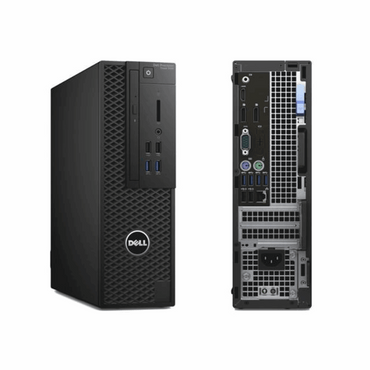 Refurbished Dell OptiPlex 5040 SFF – i5 6th Gen, 8GB RAM, 512GB SSD, DOS, 3 Year Warranty, Without Monitor - Front and back view
