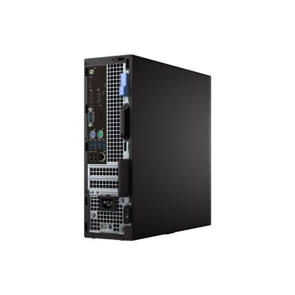 Refurbished Dell OptiPlex 5040 SFF – i5 6th Gen, 8GB RAM, 512GB SSD, DOS, 3 Year Warranty, Without Monitor - Back side view