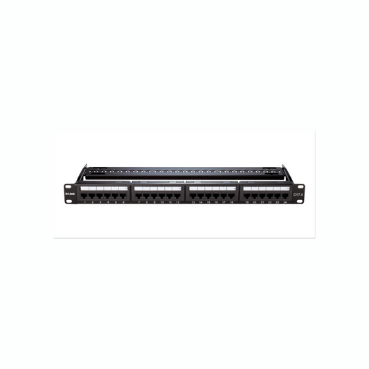 Dlink NPP-AL1BLK244  24P 1U Unloaded Angular Panel
