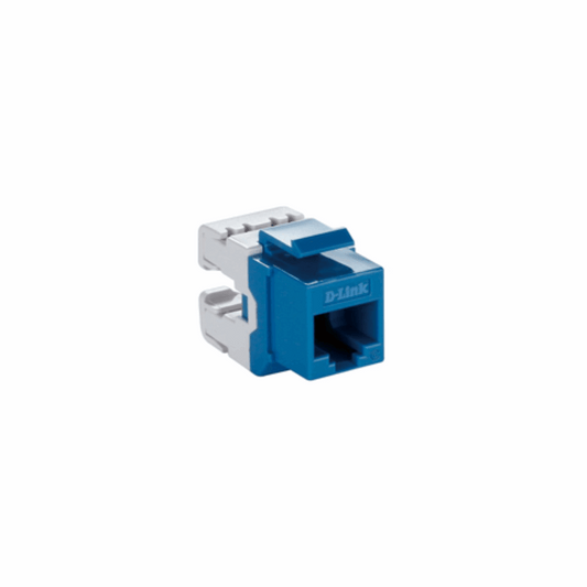 DLink NKJ-C6BLU1B21 Jack Cat6 keystone UTP (Blue)