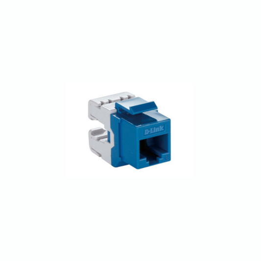DLink NKJ-C6BLU1B21 Jack Cat6 keystone UTP (Blue)