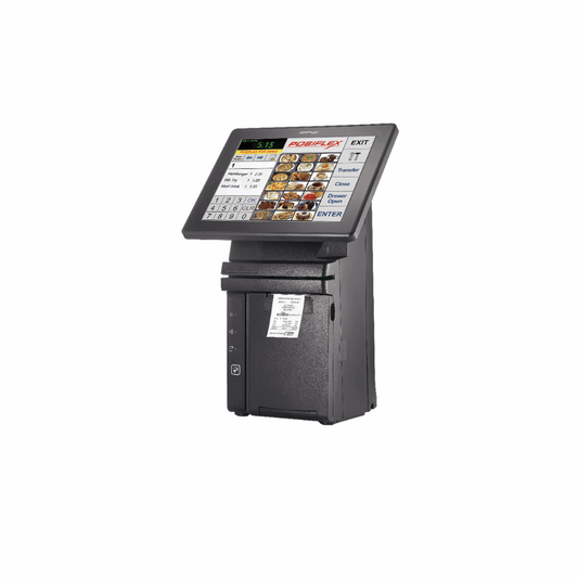 Posiflex HS-2414W-3A – 14" Touch POS, 4GB RAM, 128GB SSD, Built-in 3" Printer, No OS, 1 Year Onsite Warranty - Front View