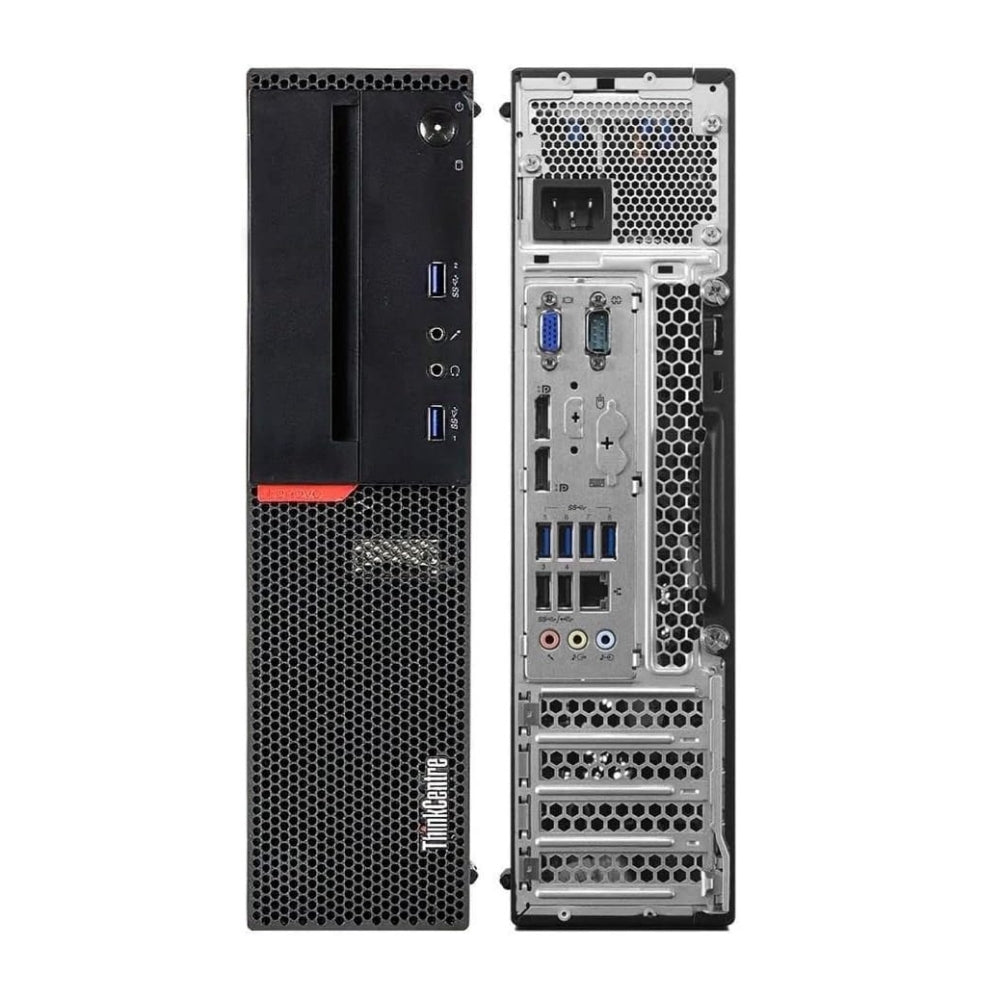 Refurbished Lenovo ThinkCentre M800 SFF – Intel Core i5 6th Gen, 8GB RAM, 256GB SSD, DOS, 3 Years Warranty (Without Monitor)