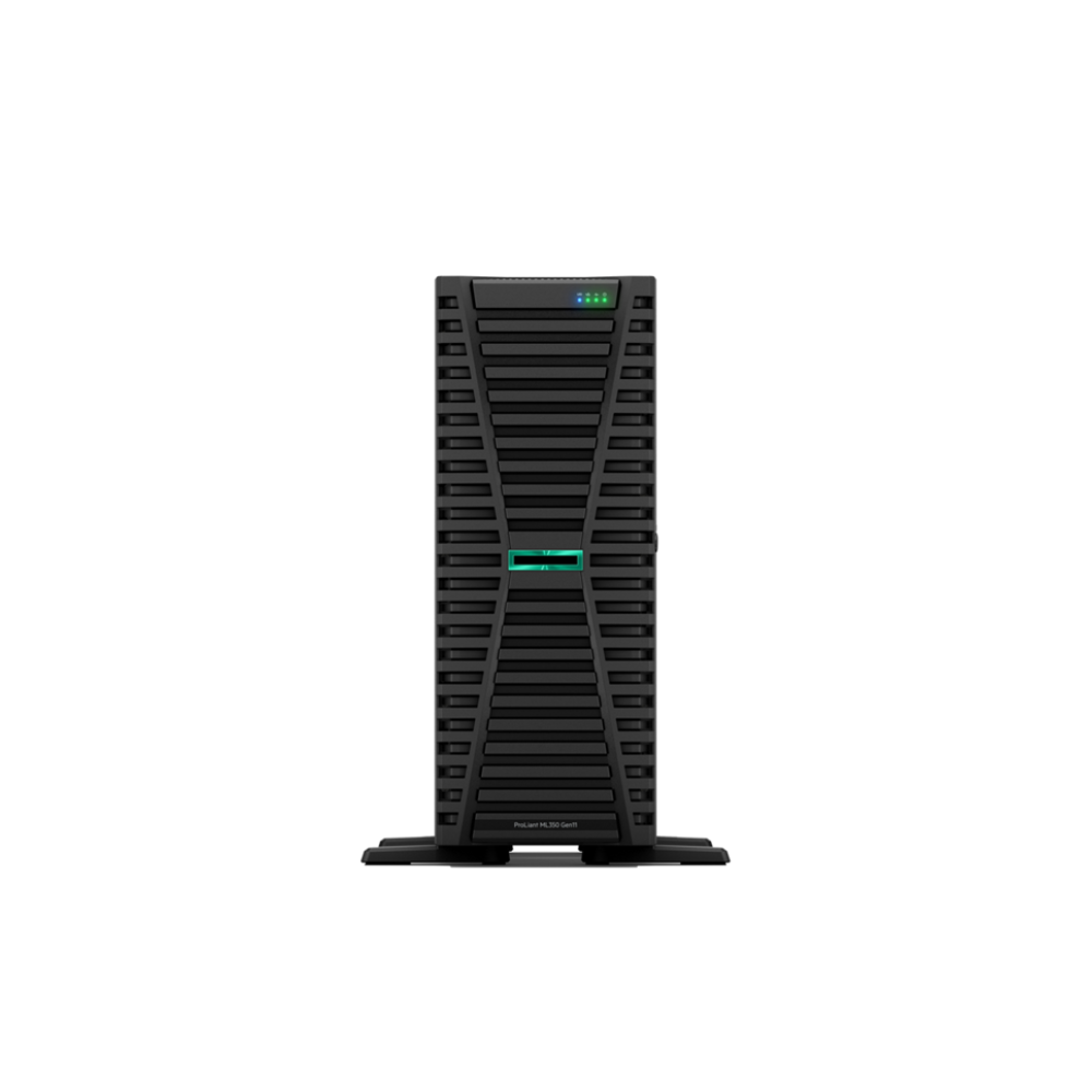 HPE ProLiant ML350 Gen11 4410Y 2.0GHz 12-core 1P 32GB-R MR408i-o 8SFF 800W RPS Tower Server