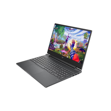 HP Victus Gaming 15-fb3185AX Laptop – Ryzen 7 7600H, 24GB DDR5 Upgradable, 1TB SSD, RTX 5050 8GB, 15.6" FHD IPS Anti‑Glare 144Hz 300 nits, Zone1 RGB Backlit Keyboard, Win 11, Mica Silver