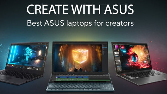 ASUS Laptop for Creator Series – Top choice for content creators in 2025, available at Supreme Computers, Authorized ASUS Dealer in Chennai and Tamil Nadu.