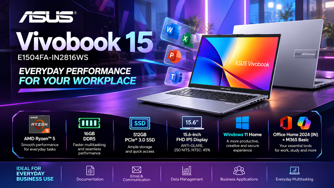 ASUS Vivobook 15 – A Practical Laptop for Everyday Office Productivity