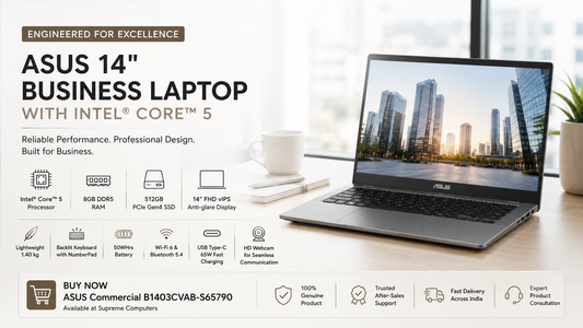 Engineered for Excellence: ASUS 14" Business Laptop with Intel® Core™ 5