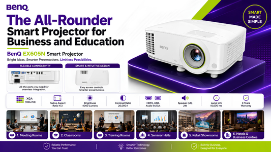 BenQ EX605N Smart Projector - Supreme Computer, Benq Projector Dealer in Chennai