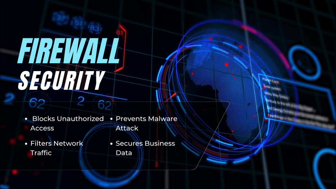 Firewall security protecting organizational networks from cyber threats and unauthorized access