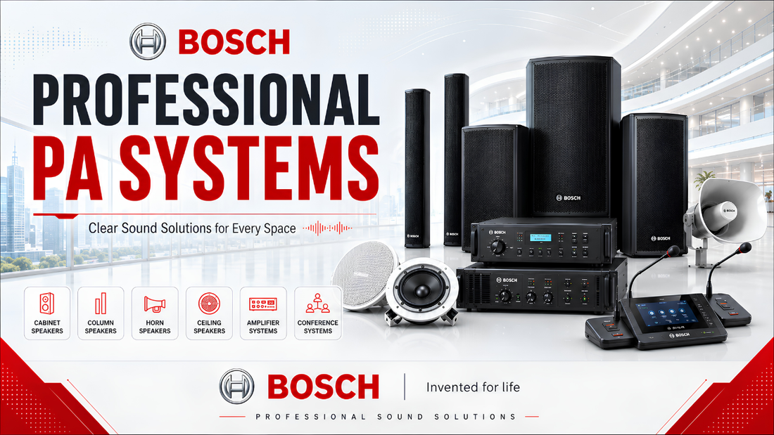 Bosch Professional PA Systems - Bosch Dealer in Chennai Supreme Computers