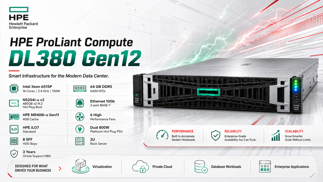 HPE ProLiant DL380 Gen12 - HPE Dealer in Chennai