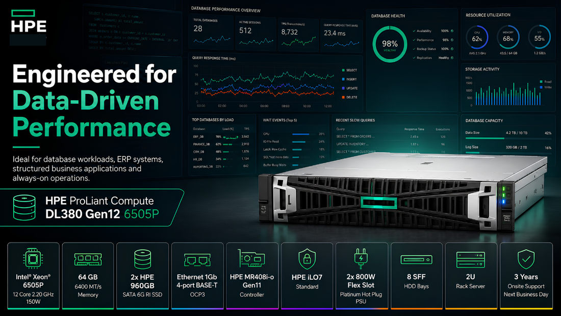 HPE ProLiant Compute DL380 Gen12 6505P - HPE Dealer in Chennai , Supreme Computers