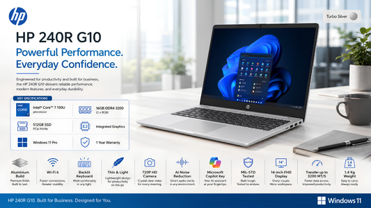 HP 240R G10 Core 7 150U Laptop Dealer in Chennai, Supreme Computers