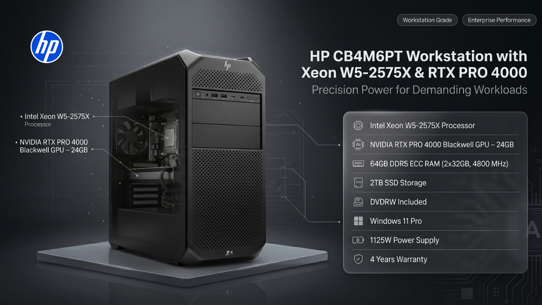 HP CB4M6PT Workstation with Xeon W5-2575X & RTX PRO 4000 – Full Details