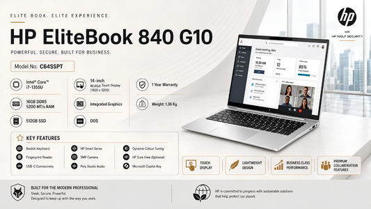 HP EliteBook 840 G10 C64SSPT Laptop - HP Dealer in Chennai, Supreme Computers
