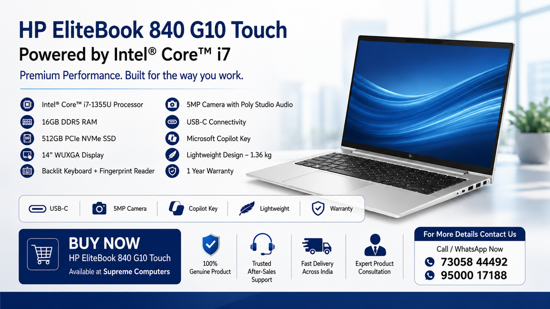 HP EliteBook 840 G10 Touch – Premium Business Laptop for Modern Professionals